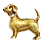 Golden Puppy Statue icon