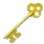 Gold Key from Gray Fog icon