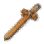 Old Practice Wooden Sword icon