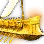 Golden Galley Figurine icon