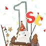 Weekly Update 1st Birthday Cake icon