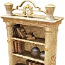 Calpheon Marble and Gold Bookshelf icon