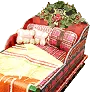 Christmas Decorated Bed icon