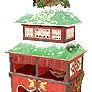 Christmas Decorated Bookshelf icon
