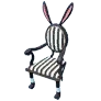[Sweet Halloween] Black Bunny Chair icon