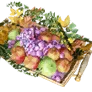 Golden Sunset Fruit Tray icon