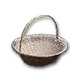 Straw Basket With Handles icon