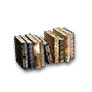 Bookshelf with Knowledge on Bandits icon