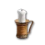 Handled Brass Candlestick icon