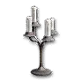 Tin Candelabra with Four Candles icon