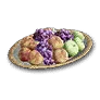 Plate of Assorted Fruits icon