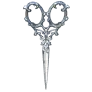 [Halloween] Bloodstained Silver Scissor Wall Decor icon