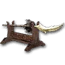 Fighter's Black-Plume Spear Ornament icon
