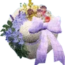 Flower Decorated Straw Hat icon