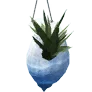 Coral Shine Blue Shell Wall Pot icon
