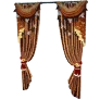 [Spooky Halloween] Tab Eerie Pumpkin-colored Curtain icon