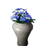 Blue Mist Flower Porcelain Vase icon
