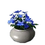 Beautiful Blue Mist Flower Vase icon