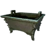 Celadon Square Incense Burner with Goblin icon