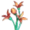 Bunch of Fire Flake Flowers icon