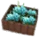 Sky Blue Flower Crate icon