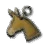 Donkey Emblem: Healthy Gray Donkey icon