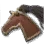 Horse Emblem: Black-Maned Brown Horse icon