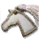 Horse Emblem: Long White-Maned Black Horse icon