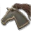 Horse Emblem: Brown-Maned Gray Horse icon