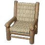 Natural Log Chair icon