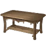 Natural Log Dining Table icon