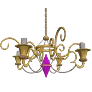 Golden Amethyst Chandelier (Fluorescent) icon