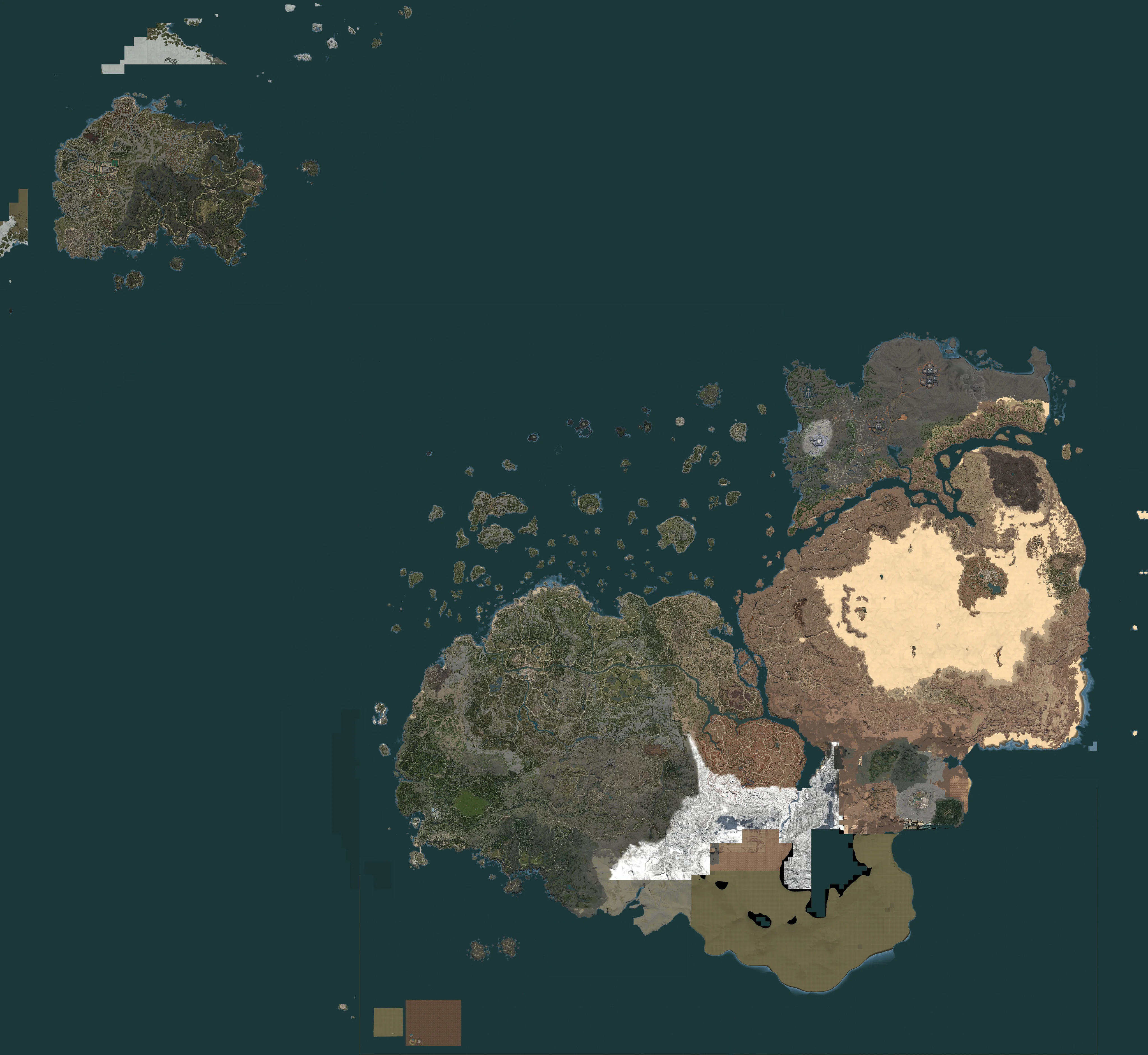 Black Desert Online world map overview